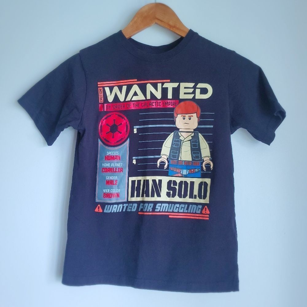 Lego × Star Wars Boys Short Sleeve Shirt Size 7/8